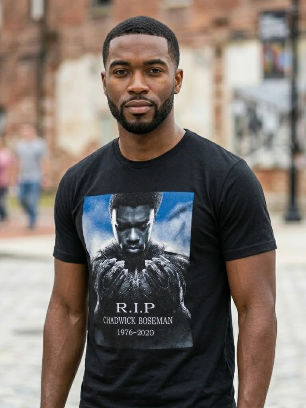 R.I.P Chadwick Boseman Delta XL Black Panther T-Shirt